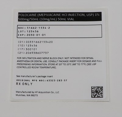 Pouch Labeling (51662 1534 2 Pouch Label)